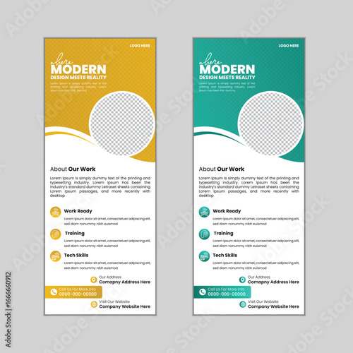 Modern Home Rollup Banner Design 