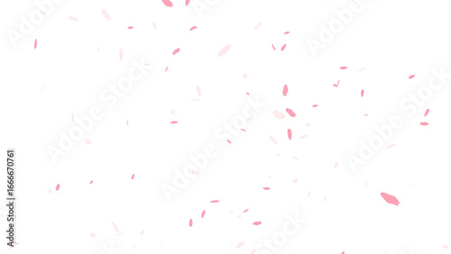 Wallpaper Mural Pink cherry blossom petals gently falling down, creating a beautiful and romantic shower of sakura flowers. This realistic isolated overlay element features a transparent background for easy use. Torontodigital.ca