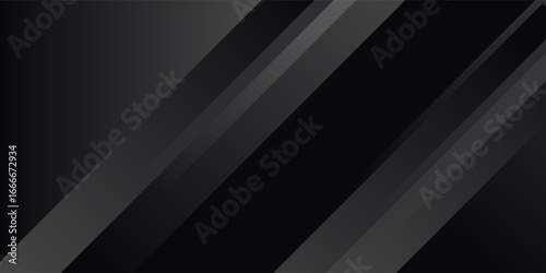 Black abstract background. Elegant dark diagonal shape elements.