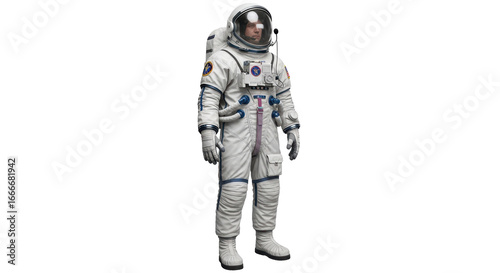 Isolated Astronaut