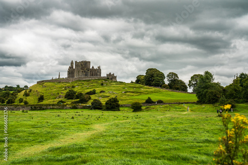 Hore Abbey ruins with scenic Irish countryside views