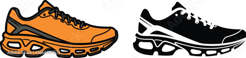 Running shoes sneakers athletic footwear trainers jogging shoes sport