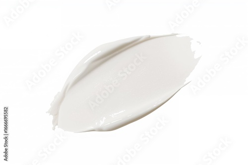 Close-up of a white lotion ...