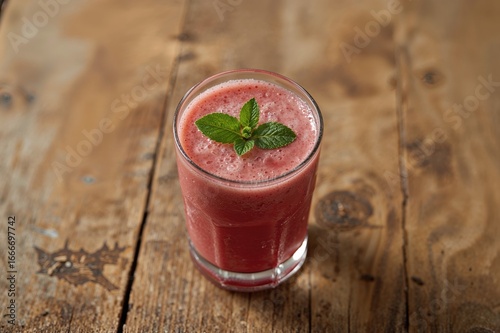 A cup filled with strawberr...