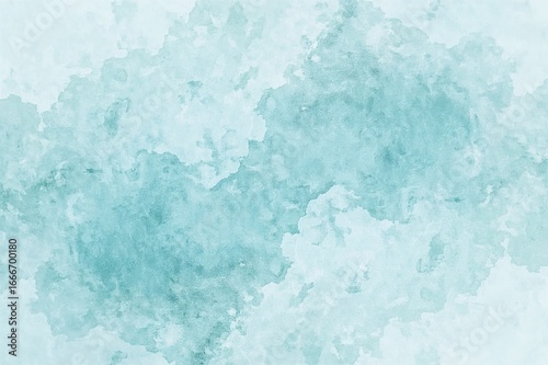 Light blue watercolor abstr...