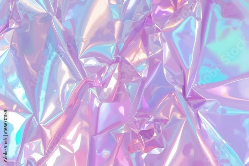 Close-up of a vibrant holog...