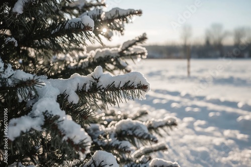 Close-up shot of a frosty e...