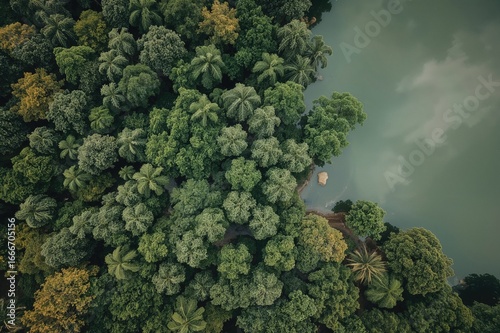 Bird's-eye perspective of a...