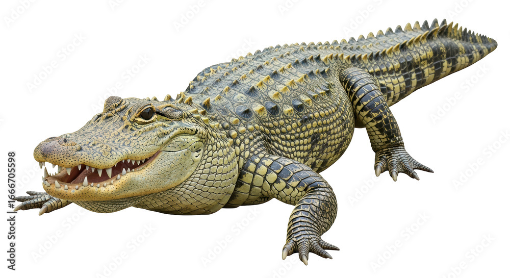 Naklejka premium Isolated Alligator