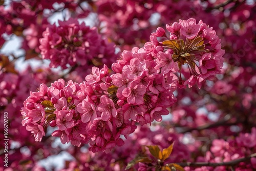 A tree limb decorated with ...