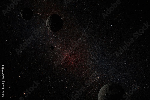Cosmic abstract scene with ...