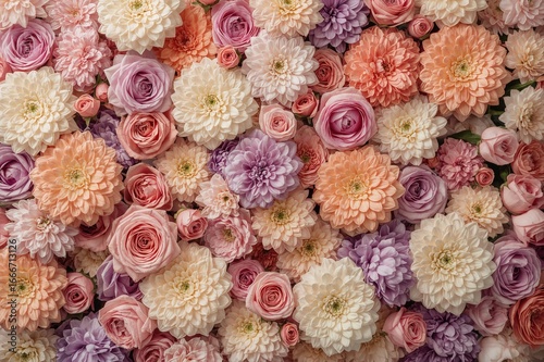 Large floral arrangement ba...