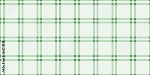 Pastel green gingham seamless pattern for Christmas fabric and decor