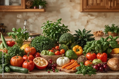Vibrant and natural cuisine...