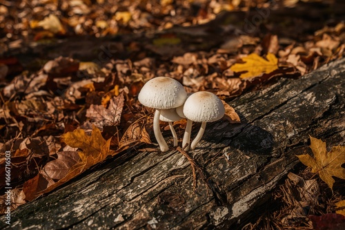 Close-up view of trio white...