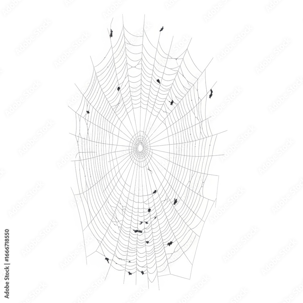 Obraz premium Abstract textured fingerprint pattern isolated on white background