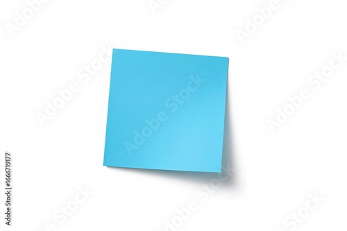 Blue blank sticky notes wit...