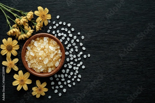 Fragrant bath crystals with...