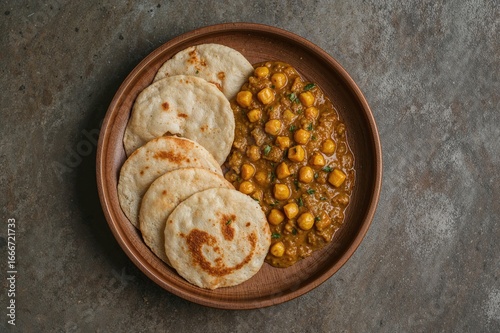 Traditional fried bread ser...