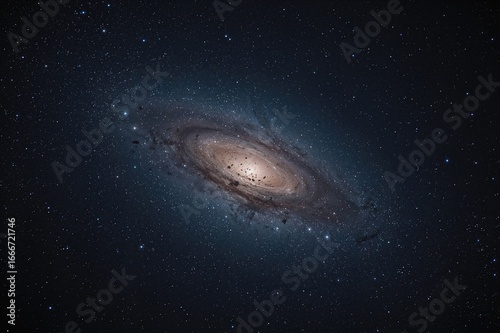 A cosmic scene featuring st...