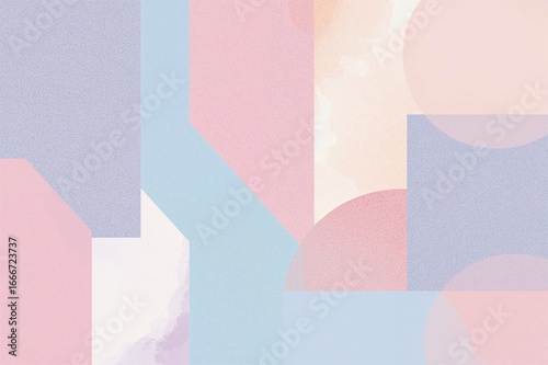 Soft pastel shades featurin...
