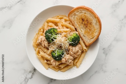 A plate of tasty penne past...