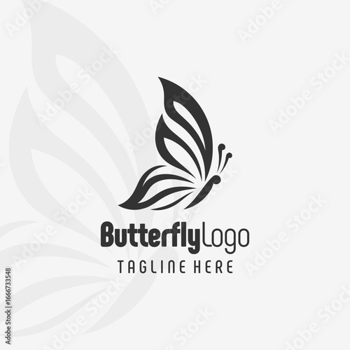 Lively Butterfly Dynamic Logo Design