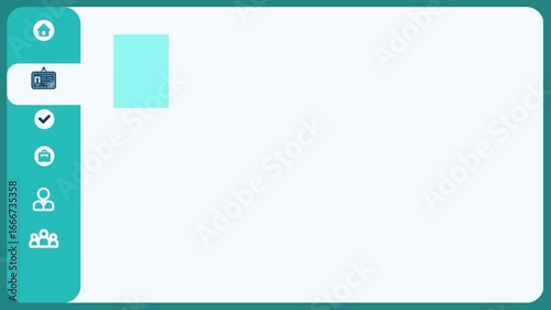 Animated backgrounds for presentation topics