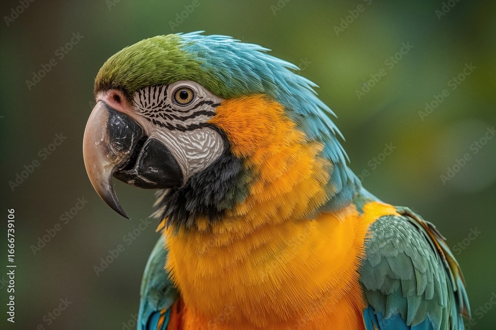 Obraz premium Vibrantly hued tropical bird