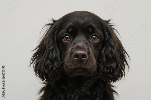 Obraz na płótnie Black Cocker Spaniel Canine Companion