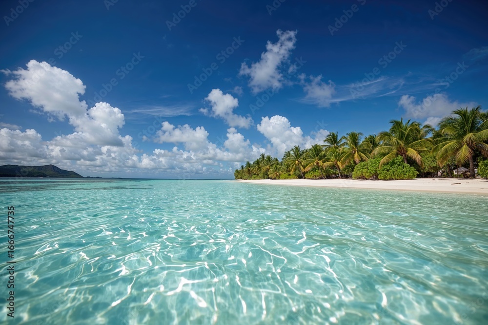 Fototapeta premium Tropical haven in the South Pacific