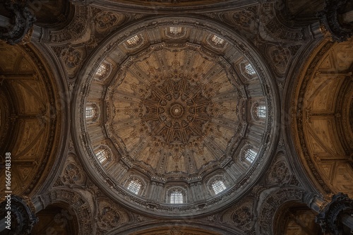 Gothic church with a domed roof