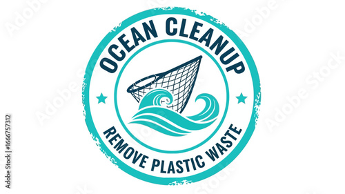 Illustrative design emphasizing the crucial importance of ocean cleanup initiatives and the removal of harmful plastic waste for a healthier marine environment