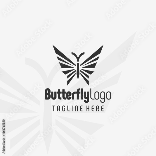 Original Butterfly Style Logo Design