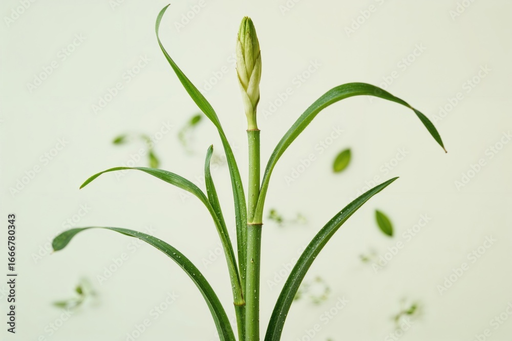custom made wallpaper toronto digitalFresh lemongrass stalks with leaves against a soft-focus backdrop