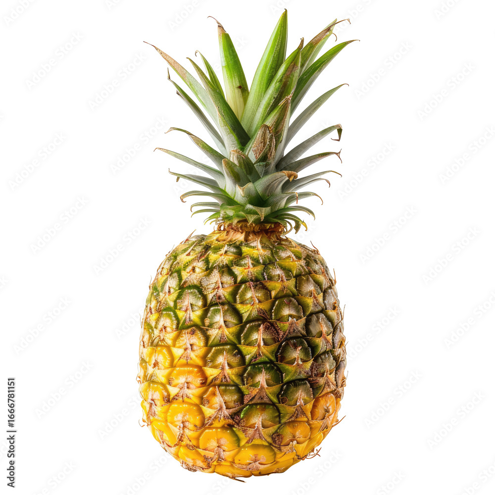 Fototapeta premium Single pineapple close-up