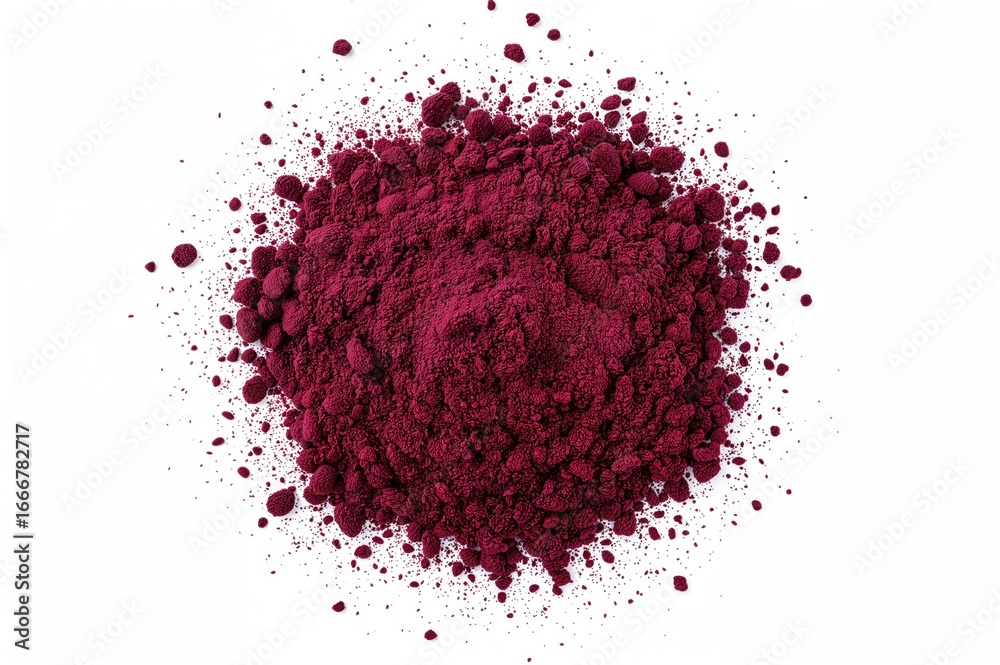 custom made wallpaper toronto digitalTop view of powdered aronia berries on a white background