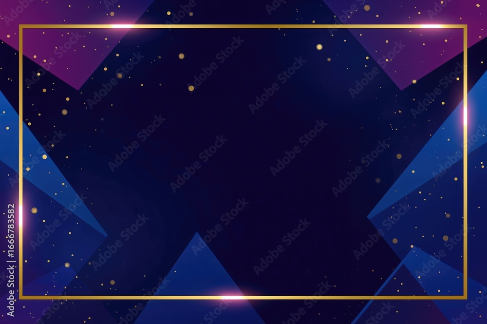 custom made wallpaper toronto digitalAbstract Polygonal Triangular Background with Blue, Pink, and Gold Shimmer Effects for Luxury Corporate Designs