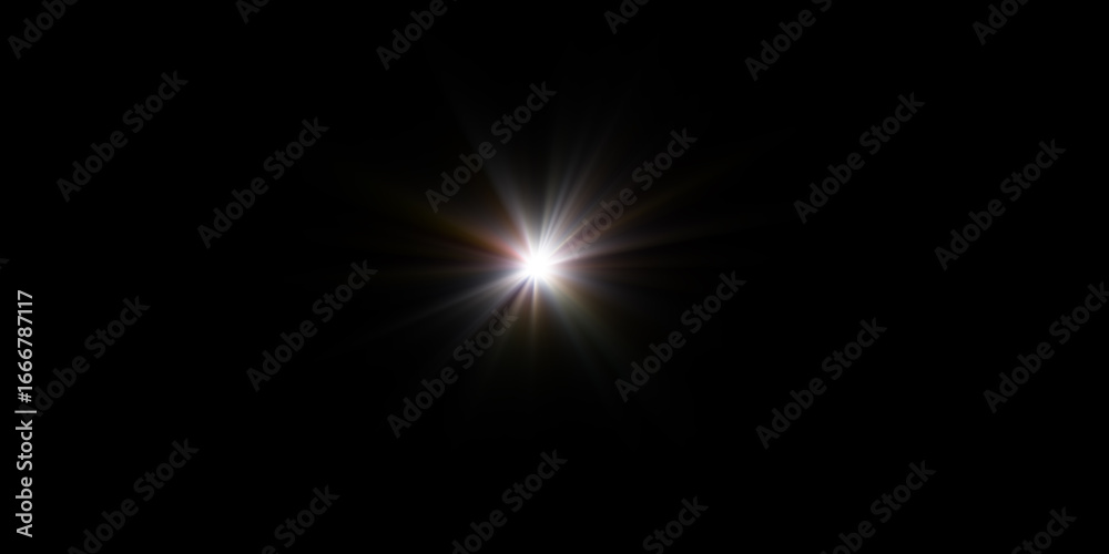 Obraz premium A brilliant white starburst against a black background.