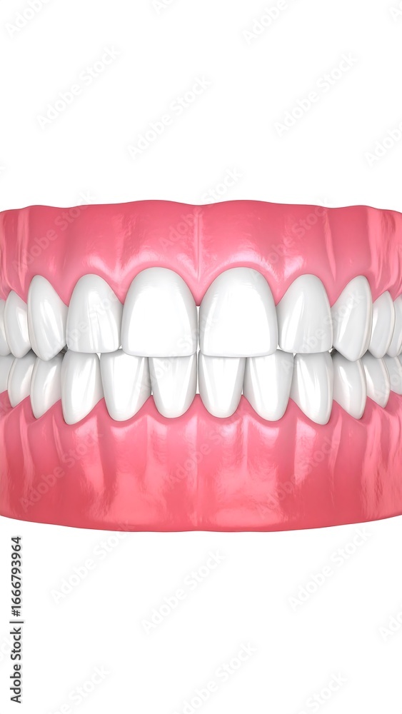 Obraz premium Healthy teeth and gums