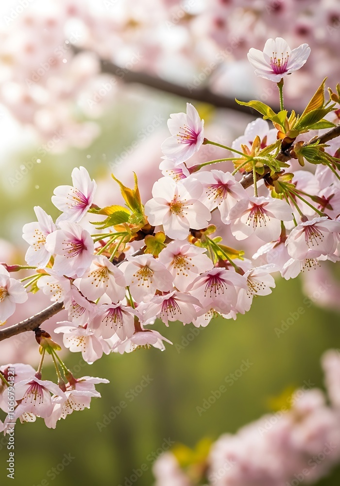 Obraz premium Spring blossoms in soft focus