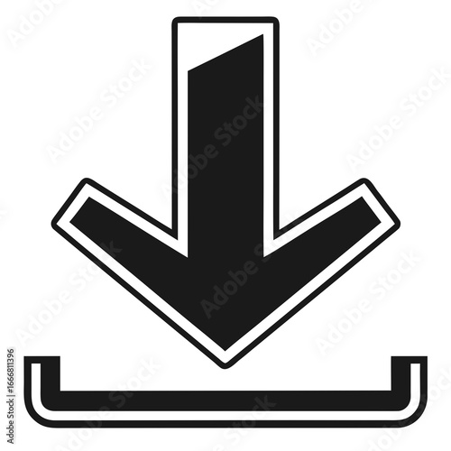 download icon vector illustration