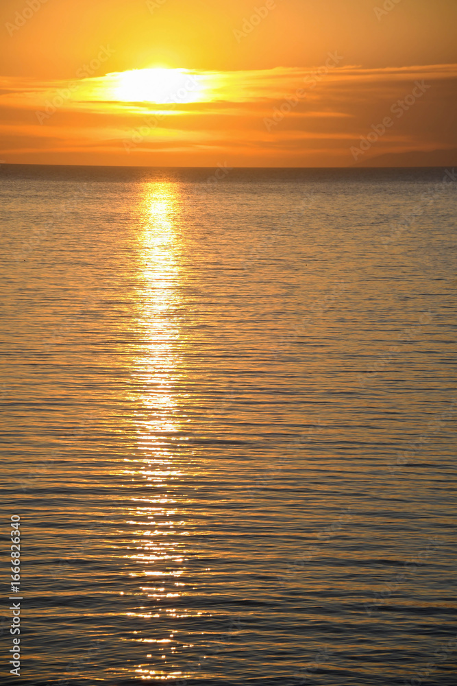 Fototapeta premium sunsets from the Italian islands