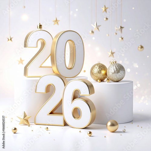 2026 typography 3D Design