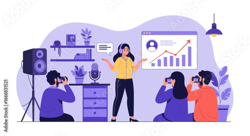 Creating a viral podcast show with successful social media engagement