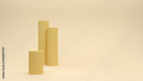 Money piling up