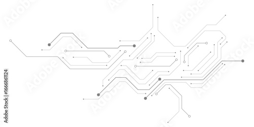 vector futuristic circuit board , Electronic motherboard , Communication and engineering concept ,
