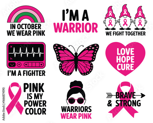 Breast Cancer Awareness Collection with Pink Accents