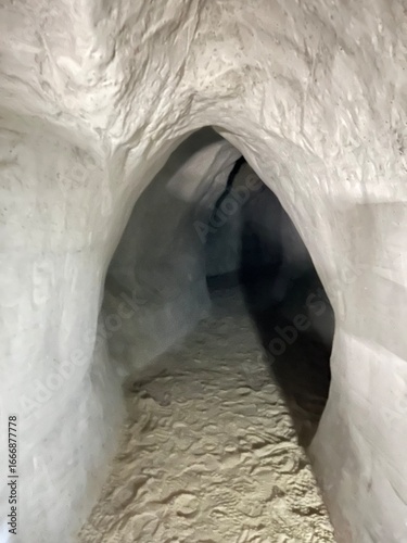 tunnel in the cave