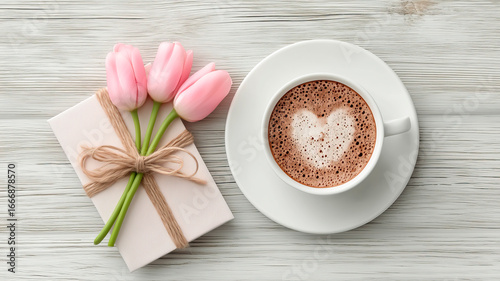 The composition is ideal for congratulations, especially on Mother's Day, Birthday or a romantic occasion.